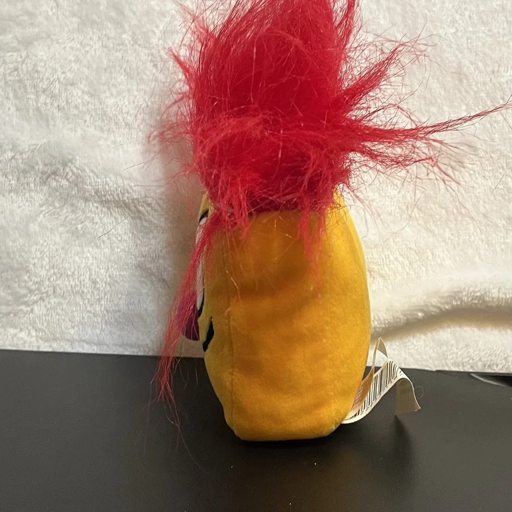 2006 FurrBallz Talking Dee Hey BlockHead Plush Slammer Works Red Hair Walmart